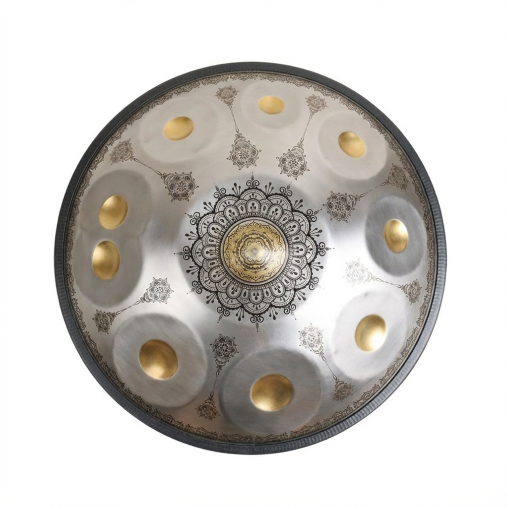 Handpan EATHÜNA – Ré mineur, 9 à 12 notes – Lunveil