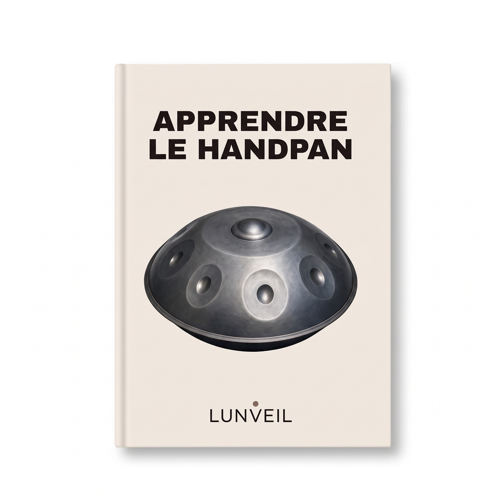 Méthode Lunveil – Apprendre le handpan, couverture du livre numérique