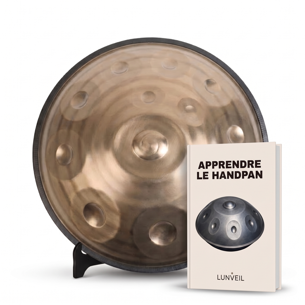 Handpan KAIROSÉ Lunveil avec la méthode Apprendre le handpan