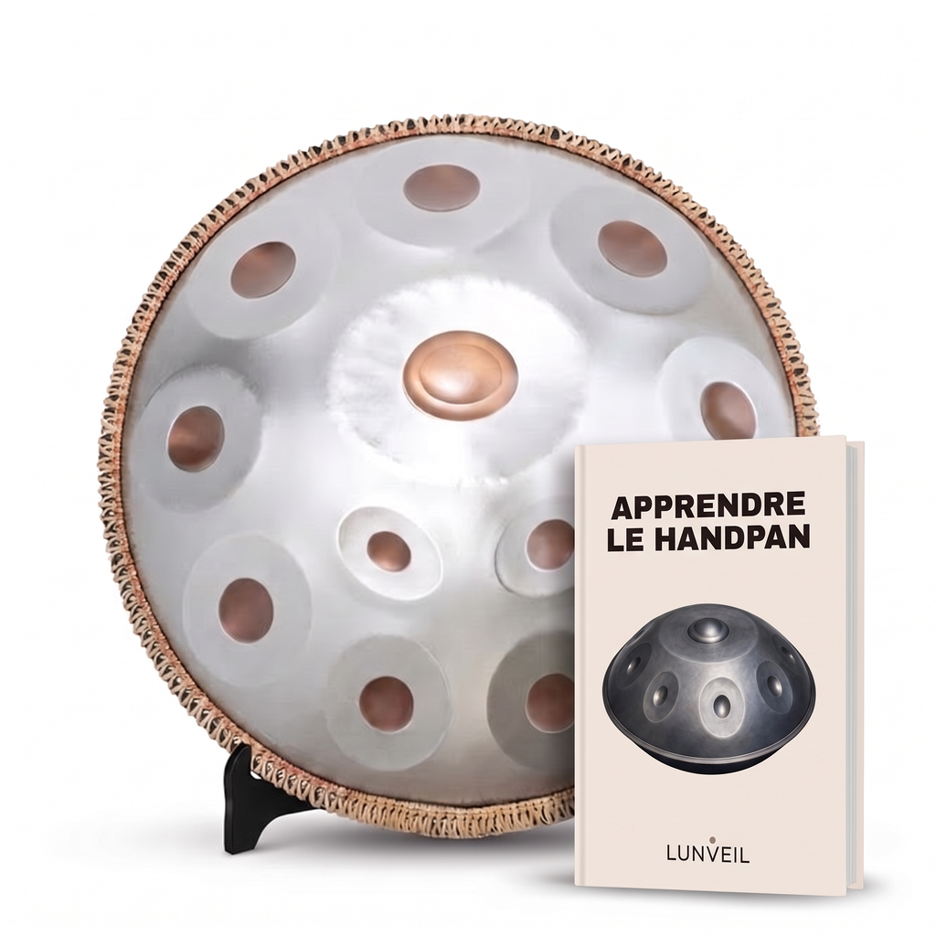Handpan LUMAE Lunveil avec la méthode Apprendre le handpan