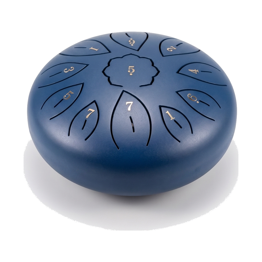 Tongue drum NORA bleu, 8 langues, Re mineur
