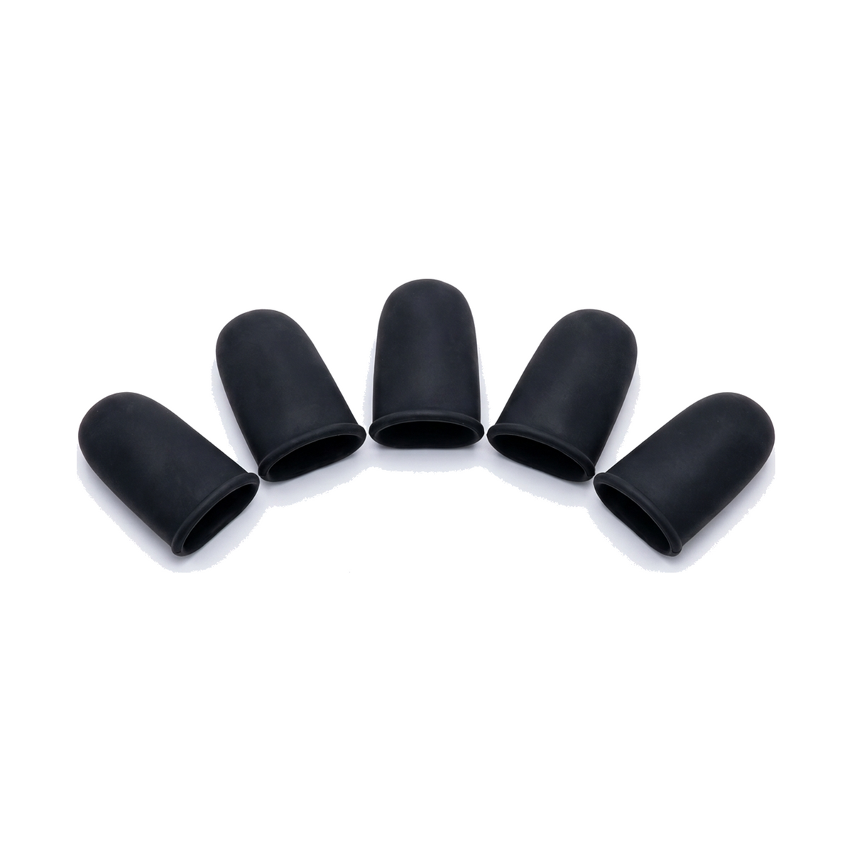 Protege-doigts pour handpan et tongue drum, embouts souples noirs