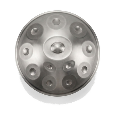 Handpan THALYS – Ré mineur, 9 à 12 notes