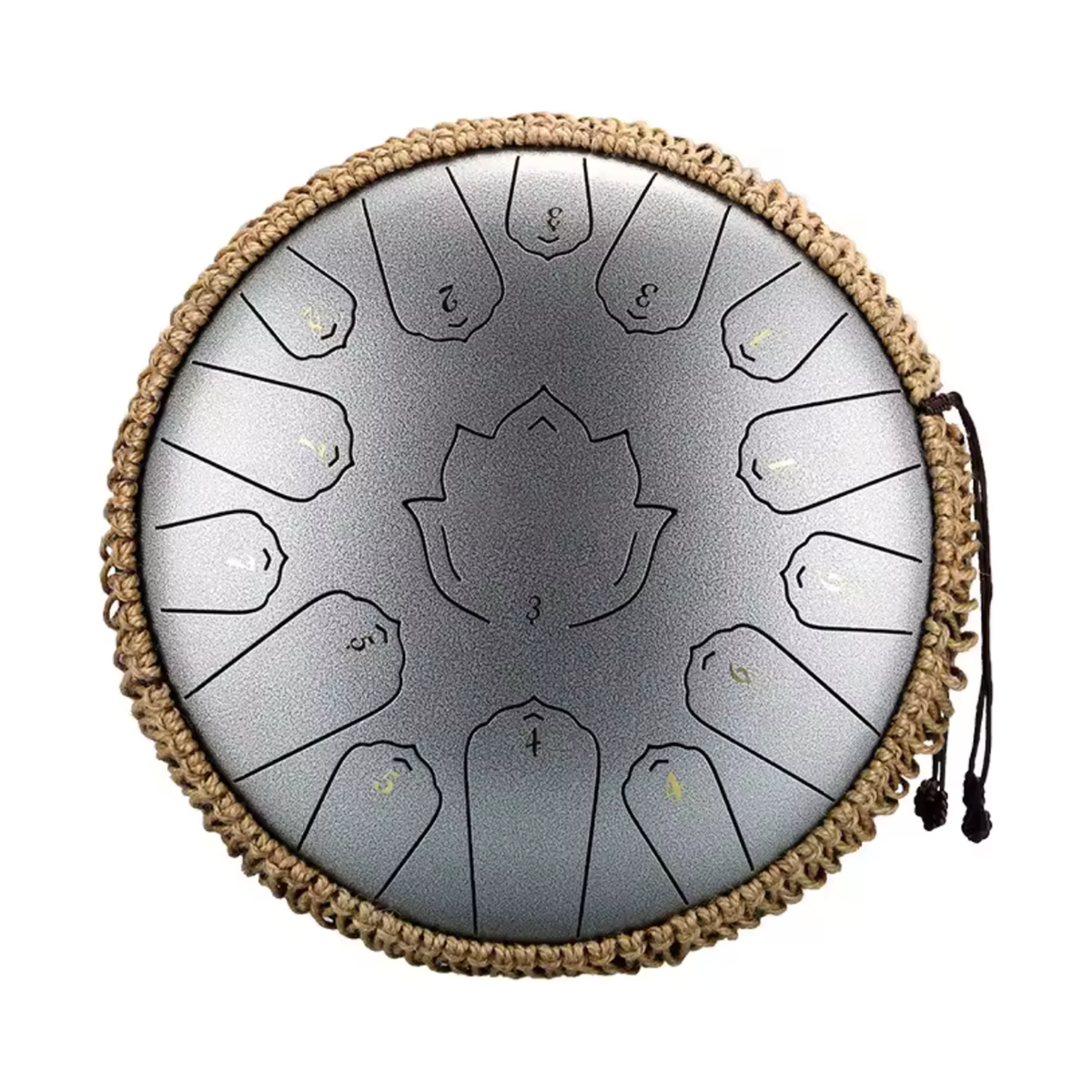 Tongue Drum LÛMIR – 15 langues, Ré mineur – Lunveil